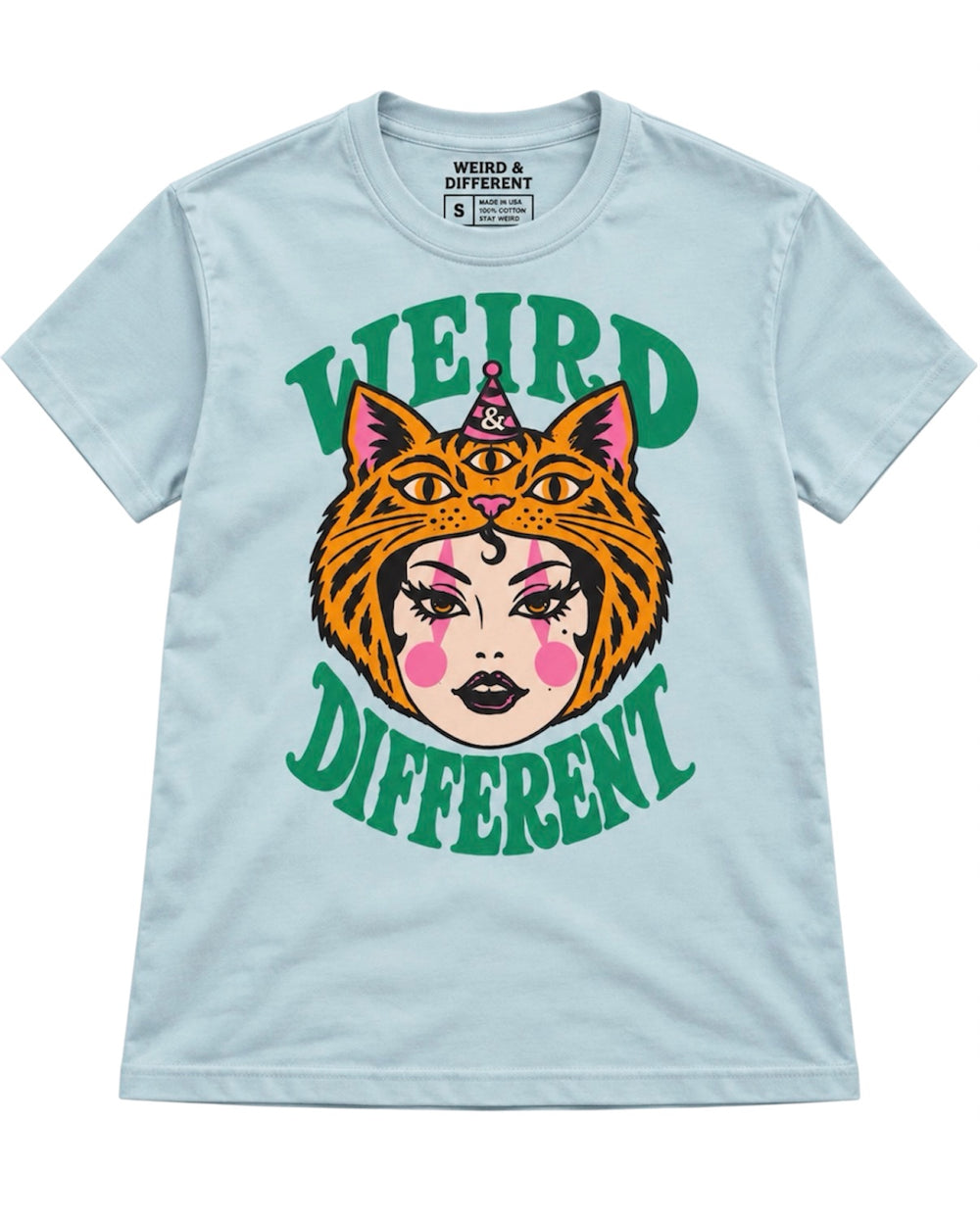 Wild Side Tee – ice blue