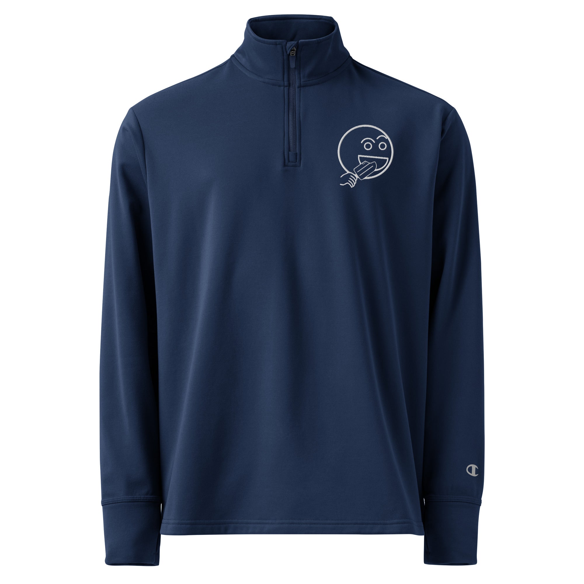 【Champion】M RW HALF ZIP SWEATSHIRT DARK NAVY 国内発送 Champion | チャンピオン RW HALF ZIP SWEAT SHIRT