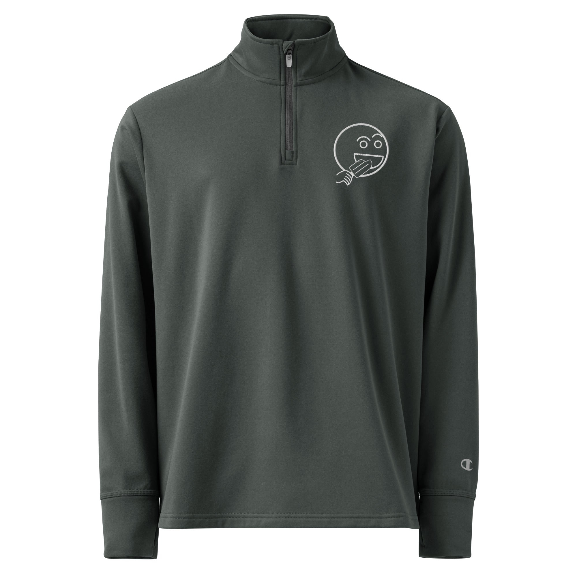 ハッピー　⑩個 WEIRD & DIFFERENT X CHAMPION Quarter zip pullover – Weird