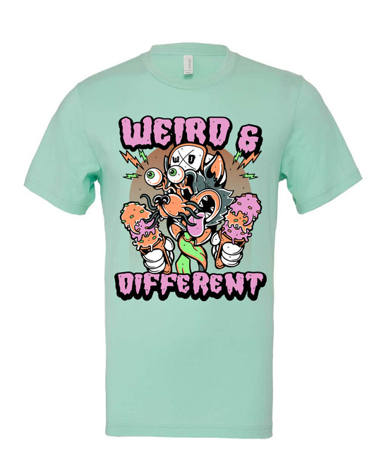 Crazy Cat Local Menace Weird and Different Tee