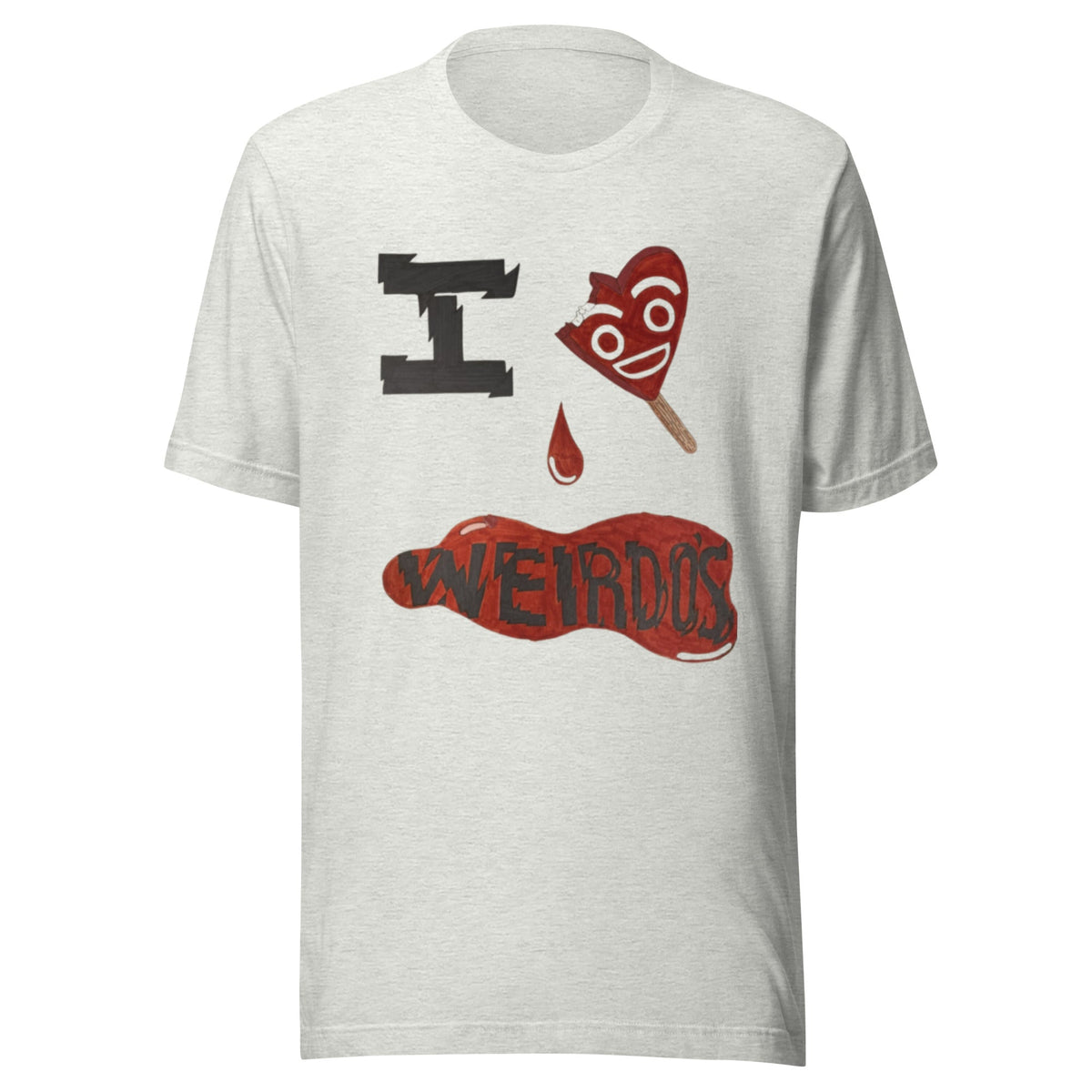 I love Weirods tee - Weird & Different