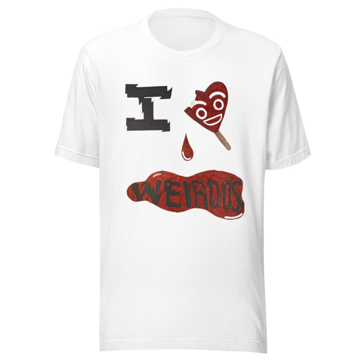 I love Weirods tee - Weird & Different