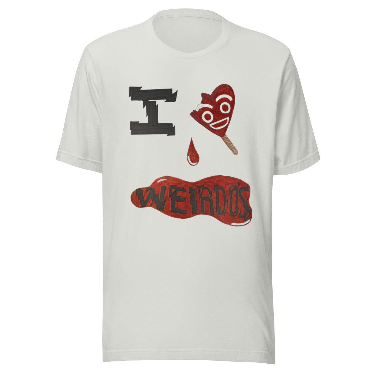 I love Weirods tee - Weird & Different