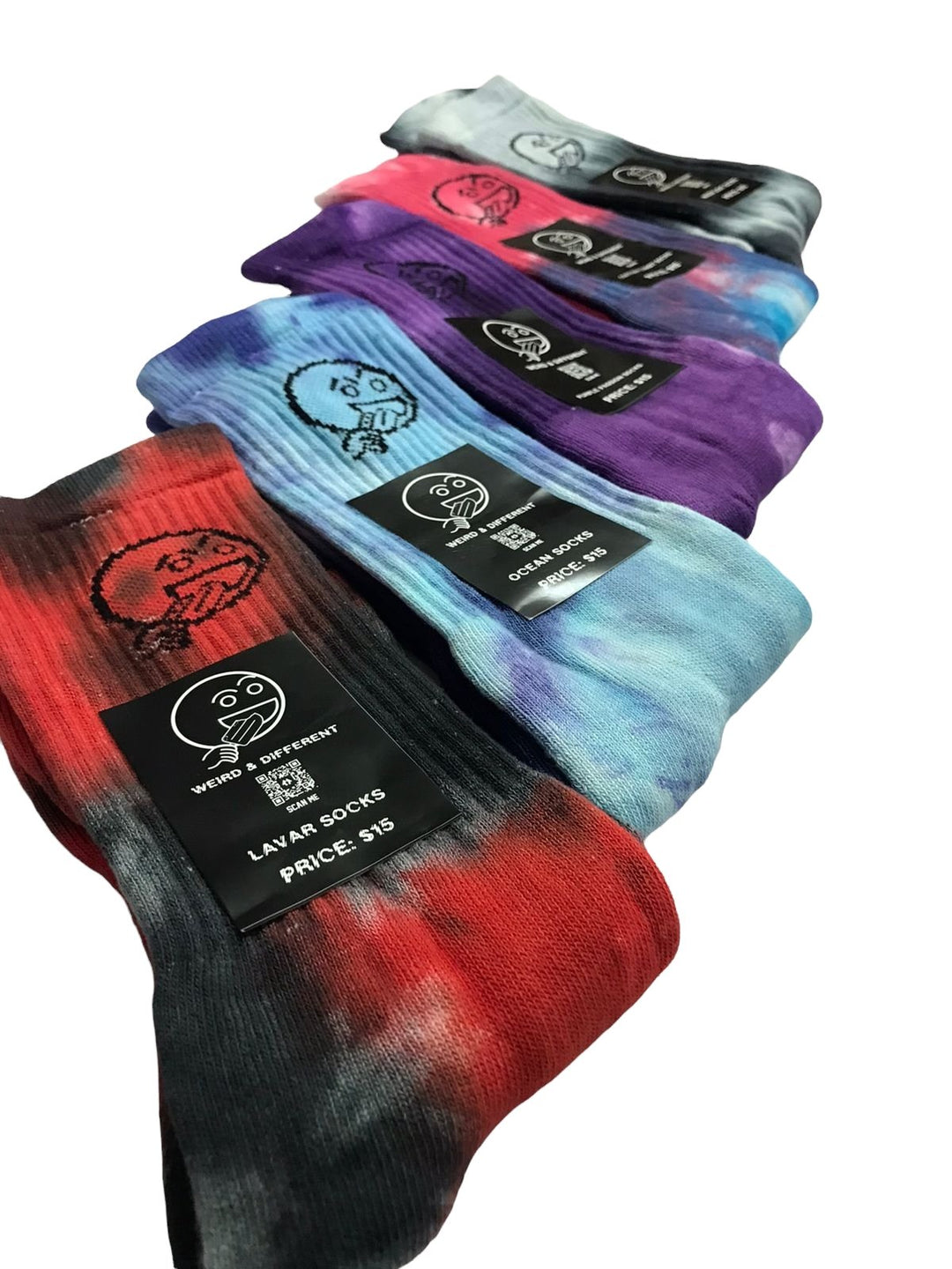 Weird & Different Tie dye Socks - Weird & Different