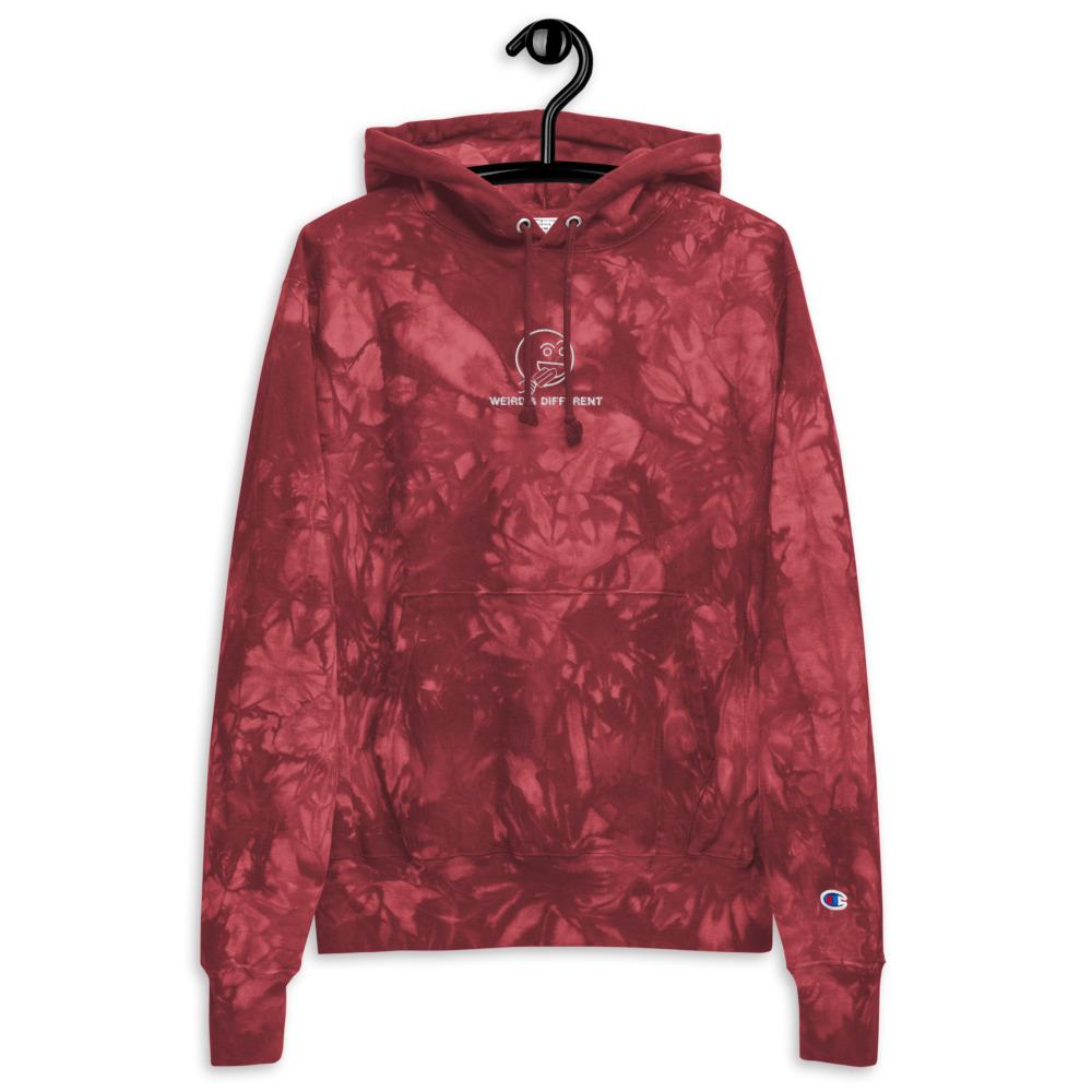 Weird & Different X Champion tie-dye hoodie - Weird & Different