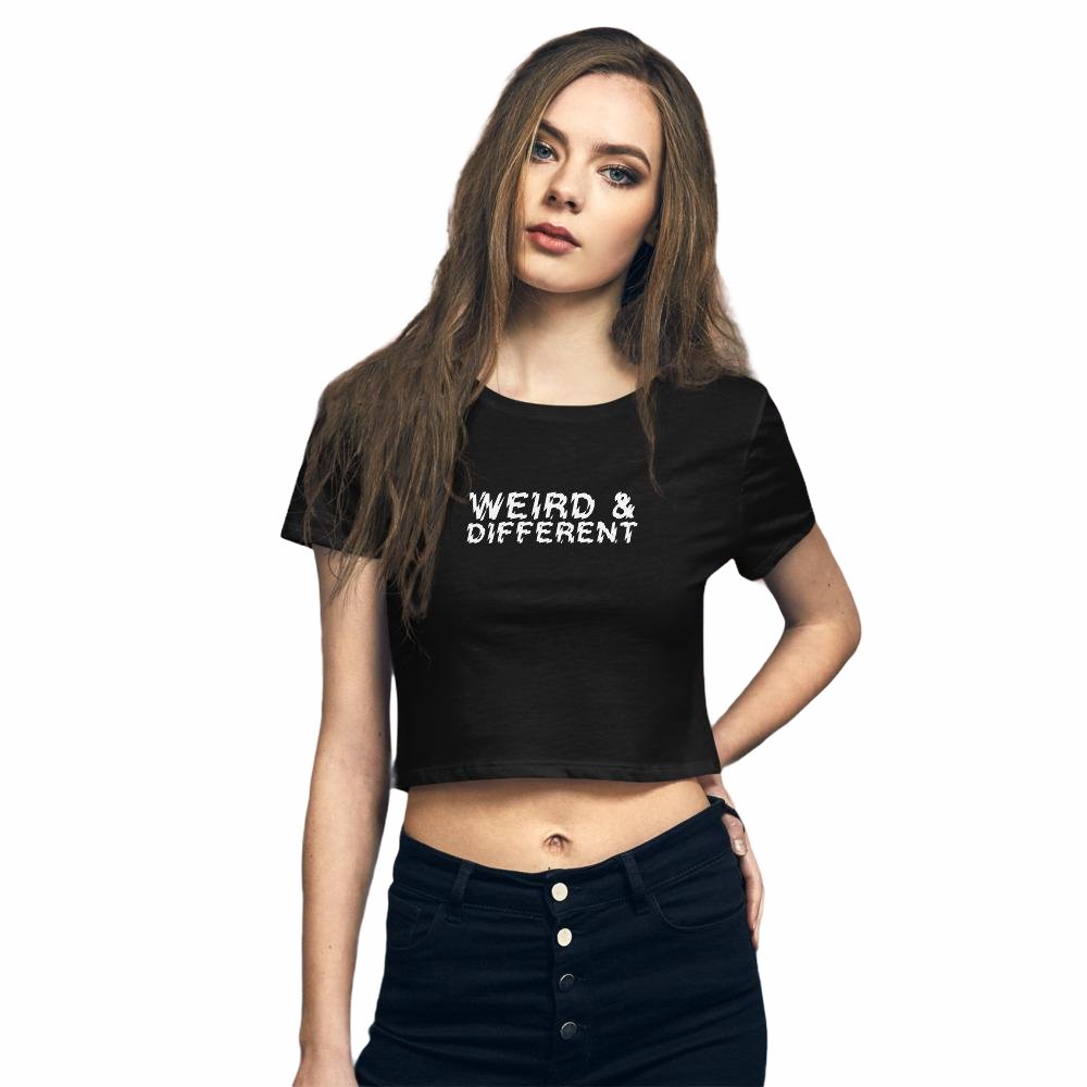 Weird Girl Crop Tops - Weird & Different