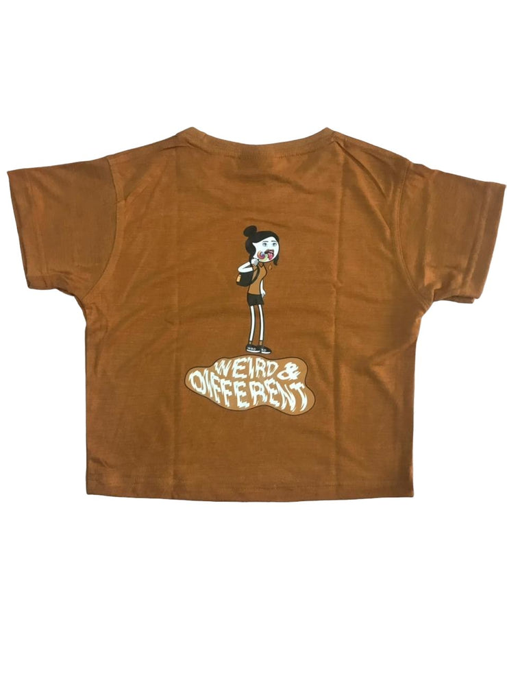Weird Summer Girl Crop Tops - Weird & Different