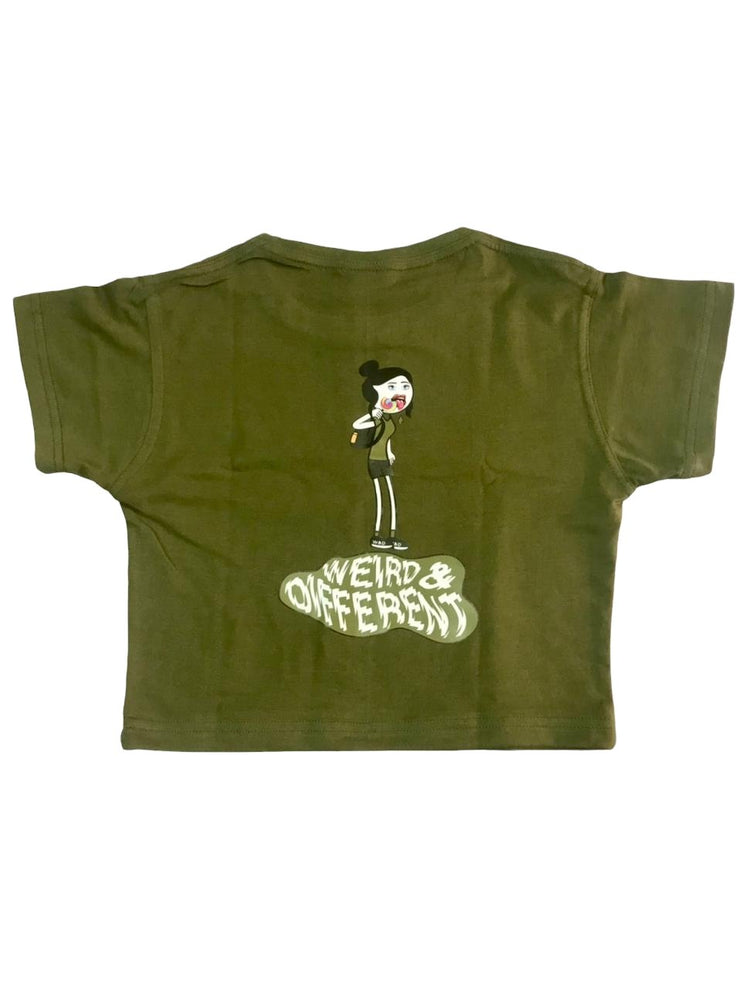 Weird Summer Girl Crop Tops - Weird & Different